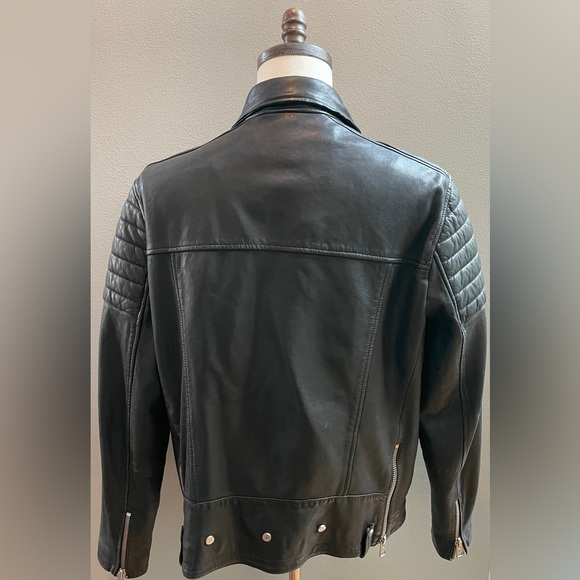 All Saints Kane leather jacket for sale. - Picture 2 of 2